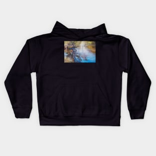 'Swirls & Ripples - Goulburn River' Kids Hoodie